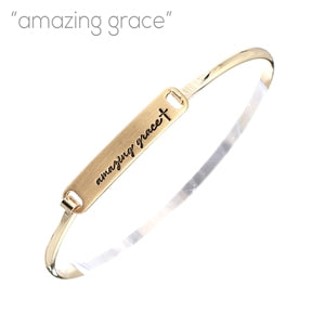 "Amazing Grace" - Hinged Bangle