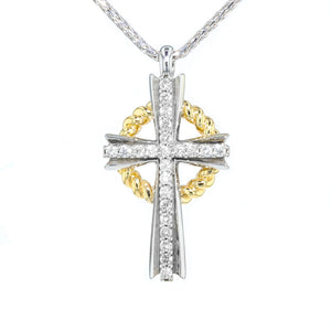 "Grace" Diamond Cross